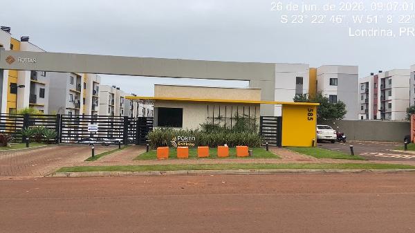 Vende-se em Londrina-PR  apto, 57.66 de área total, 42.55 de área privativa,  2_qto(s), WC, 1_sala(s), cozinha, 1_vaga(s) de garagem.