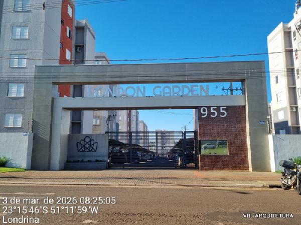 Vende-se em Londrina-PR  apto, 74.93 de área total, 37.64 de área privativa,  2_qto(s), a.serv, WC, 1_sala(s), cozinha, 1_vaga(s) de garagem.
