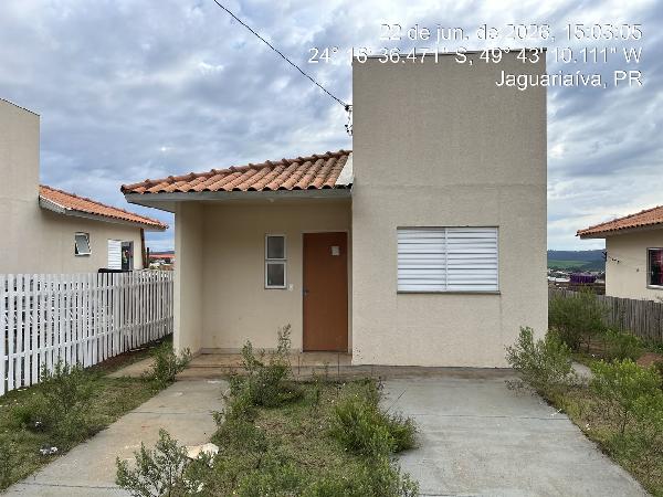 Vende-se em Jaguariaiva-PR  Casa, 44.92 de área total, 44.92 de área privativa, 250.00 de área do terreno,  2_qto(s), a.serv, WC, 1_sala(s), cozinha.