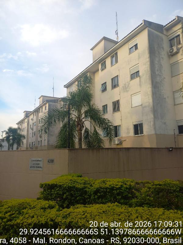 Vende-se em Canoas-RS  apto, 59.51 de área total, 41.28 de área privativa,  2_qto(s), WC, 1_sala(s), cozinha.