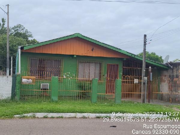 Vende-se em Canoas-RS  Casa, 80.00 de área privativa, 500.00 de área do terreno,  2_qto(s), WC, 1_sala(s), cozinha.