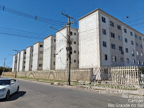 Vende-se em Canoas-RS  apto, 62.76 de área total, 41.19 de área privativa,  2_qto(s), a.serv, WC, 1_sala(s), cozinha.