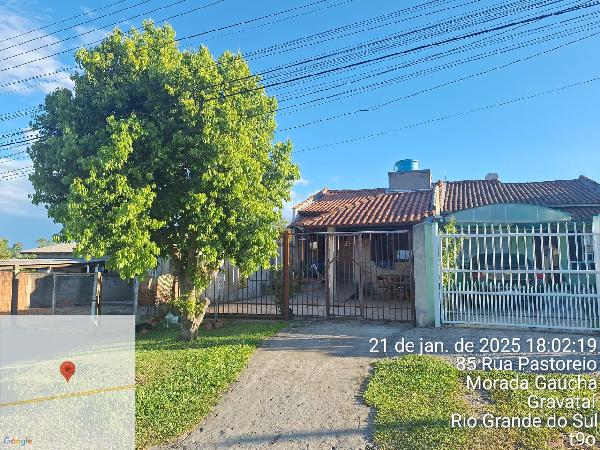 Vende-se em Gravatai-RS  Casa, 84.60 de área total, 84.60 de área privativa, 150.00 de área do terreno,  2_qto(s), a.serv, WC, 1_sala(s), cozinha.