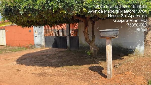 Vende-se em Guajara-Mirim-RO  Casa, 106.00 de área total, 106.00 de área privativa, 350.00 de área do terreno,  2_qto(s), a.serv, WC, 1_sala(s), cozinha.