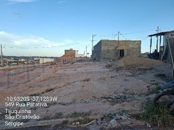 Vende-se em Sao Cristovao-SE  Terreno, 160.00 de área do terreno.