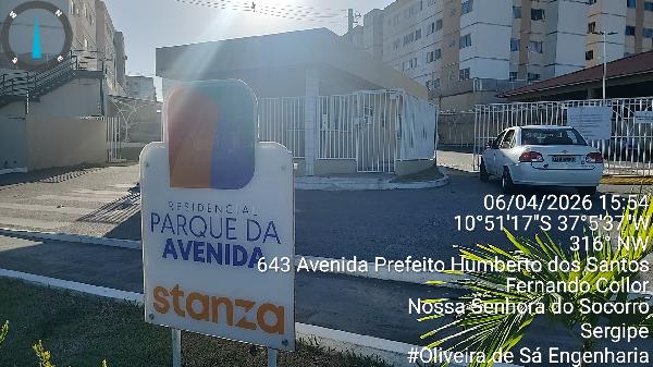 Vende-se em Nossa Senhora Do Socorro-SE  apto, 68.39 de área total, 45.88 de área privativa,  2_qto(s), WC, 1_sala(s), cozinha, 1_vaga(s) de garagem.