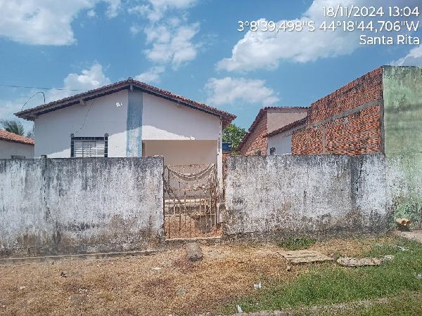Vende-se em Santa Rita-MA  Casa, 47.95 de área privativa, 300.00 de área do terreno,  2_qto(s), a.serv, WC, 1_sala(s), 1 lavabo(s), cozinha, Terraco.