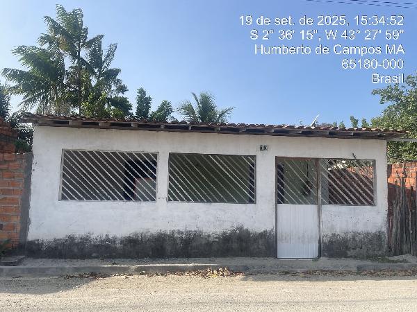 Vende-se em Humberto De Campos-MA  Casa, 66.34 de área total, 66.34 de área privativa, 420.00 de área do terreno,  2_qto(s), WC, 1_sala(s), cozinha, Terraco.