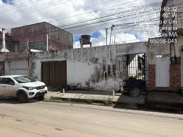 Vende-se em Sao Luis-MA  Casa, 121.12 de área total, 121.12 de área privativa, 200.00 de área do terreno,  2_qto(s), WC, 1_sala(s), cozinha.
