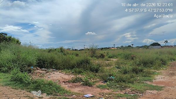 Vende-se em Acailandia-MA  Terreno, 1395.17 de área do terreno.