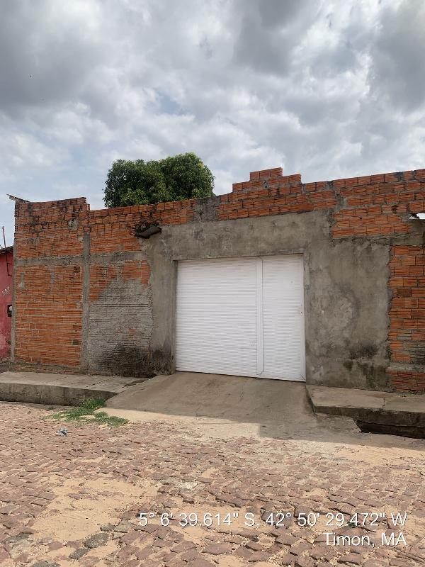 Vende-se em Timon-MA  Casa, 98.64 de área total, 98.64 de área privativa, 300.00 de área do terreno,  3_qto(s), a.serv, WC, 1_sala(s), cozinha, 1_vaga(s) de garagem.