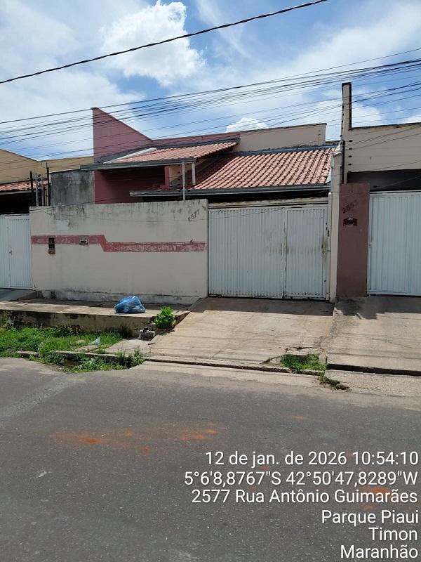 Vende-se em Timon-MA  Casa, 107.85 de área total, 107.85 de área privativa, 140.00 de área do terreno,  3_qto(s), a.serv, WC, 1_sala(s), cozinha, 1_vaga(s) de garagem.
