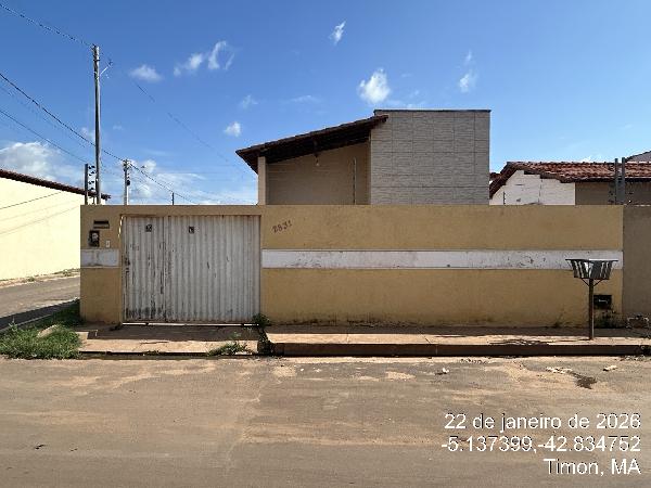 Vende-se em Timon-MA  Casa, 84.50 de área total, 84.50 de área privativa, 202.50 de área do terreno,  3_qto(s), varanda, a.serv, WC, 1_sala(s), cozinha.