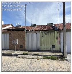 Vende-se em Campina Grande-PB  Casa, 106.67 de área privativa, 174.00 de área do terreno,  2_qto(s), a.serv, WC, 1_sala(s), cozinha, Terraco.