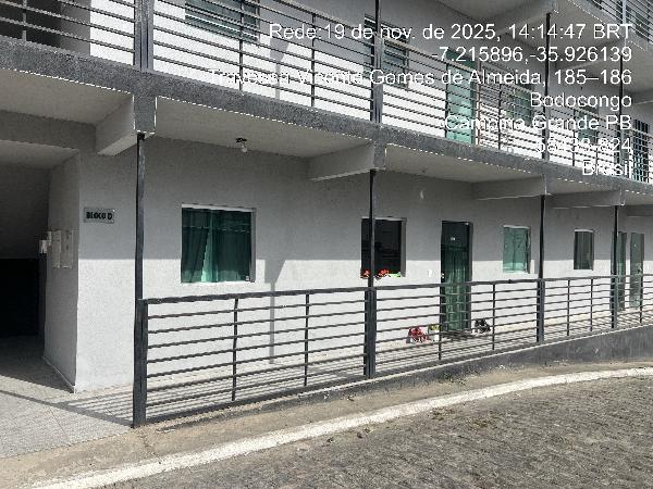 Vende-se em Campina Grande-PB  apto, 59.13 de área total, 59.13 de área privativa,  2_qto(s), a.serv, WC, 1_sala(s), cozinha, 1_vaga(s) de garagem.