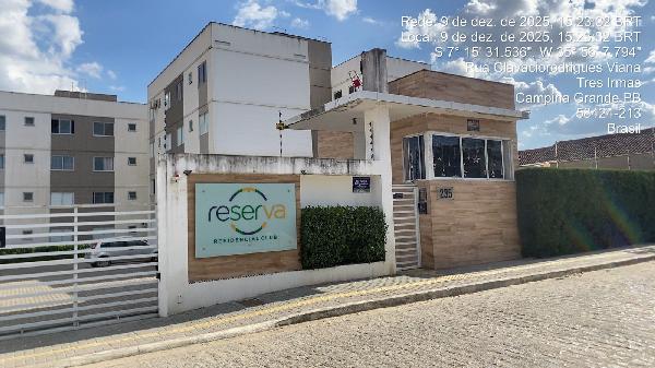 Vende-se em Campina Grande-PB  apto, 40.52 de área total, 40.52 de área privativa,  2_qto(s), WC, 1_sala(s), cozinha, 1_vaga(s) de garagem.