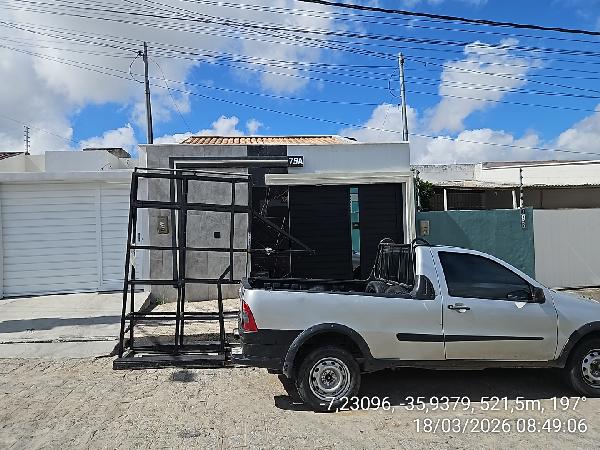 Vende-se em Campina Grande-PB  Casa, 50.70 de área total, 50.70 de área privativa, 106.66 de área do terreno,  2_qto(s), a.serv, WC, 1_sala(s), cozinha, Terraco, 1_vaga(s) de garagem.