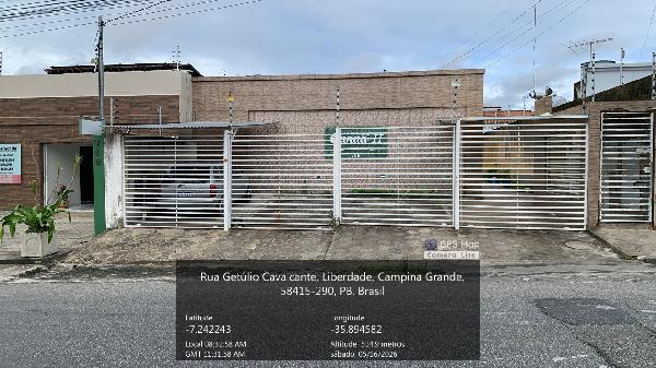 Vende-se em Campina Grande-PB  Casa, 51.00 de área total, 51.00 de área privativa, 351.00 de área do terreno,  2_qto(s), a.serv, WC, 1_sala(s), cozinha.