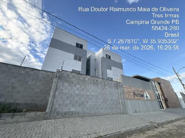 Vende-se em Campina Grande-PB  apto, 43.60 de área total, 43.60 de área privativa,  2_qto(s), WC, 1_sala(s), cozinha, 1_vaga(s) de garagem.