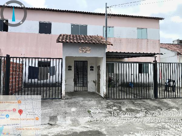 Vende-se em Campina Grande-PB  apto, 48.40 de área total, 48.40 de área privativa,  2_qto(s), a.serv, WC, 1_sala(s), cozinha, 1_vaga(s) de garagem.