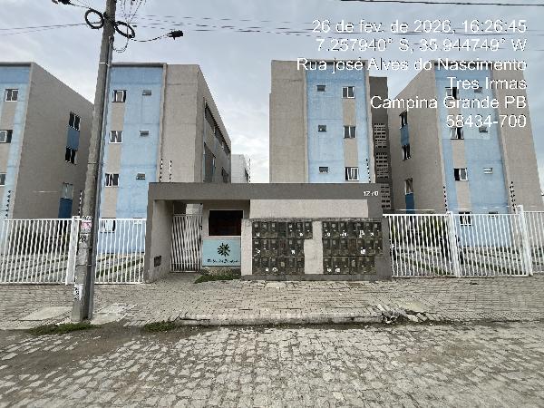 Vende-se em Campina Grande-PB  apto, 81.86 de área total, 42.09 de área privativa,  2_qto(s), WC, 1_sala(s), cozinha, 1_vaga(s) de garagem.