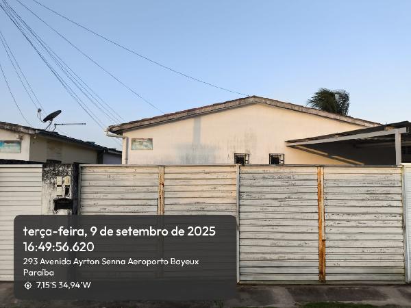 Vende-se em Bayeux-PB  Casa, 82.95 de área total, 56.45 de área privativa, 84.00 de área do terreno,  2_qto(s), a.serv, WC, 1_sala(s), cozinha, Terraco, 1_vaga(s) de garagem.