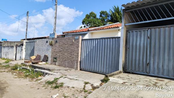 Vende-se em Bayeux-PB  Casa, 60.00 de área privativa, 106.67 de área do terreno,  2_qto(s), a.serv, WC, 1_sala(s), cozinha, Terraco, 1_vaga(s) de garagem.