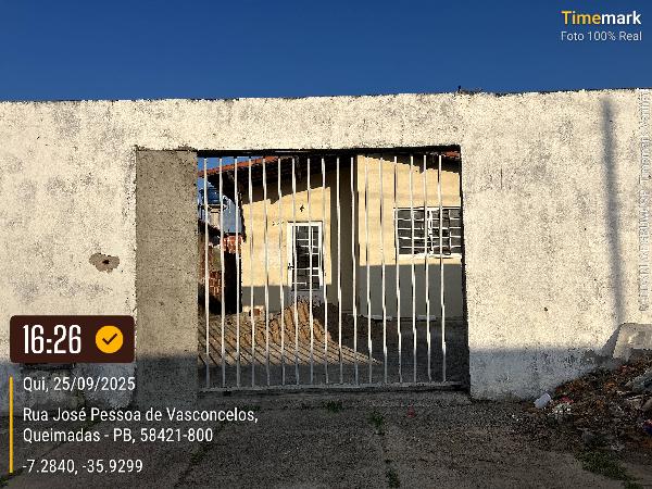 Vende-se em Campina Grande-PB  Casa, 50.00 de área total, 50.00 de área privativa, 148.20 de área do terreno,  2_qto(s), WC, 1_sala(s), cozinha, Terraco.