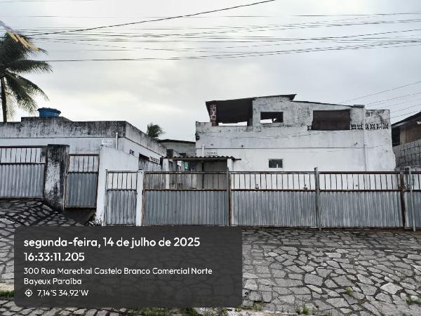 Vende-se em Bayeux-PB  Casa, 77.53 de área total, 46.57 de área privativa, 83.46 de área do terreno,  2_qto(s), a.serv, WC, 1_sala(s), cozinha, Terraco, 1_vaga(s) de garagem.