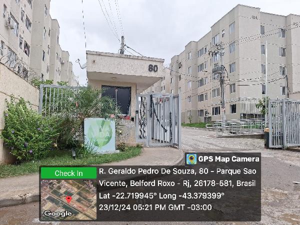Vende-se em Belford Roxo-RJ  apto, 41.23 de área privativa, 0.01 de área do terreno,  2_qto(s), a.serv, 1_sala(s), cozinha, 1_vaga(s) de garagem.