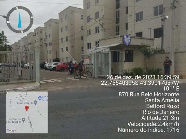 Vende-se em Belford Roxo-RJ  apto, 43.29 de área privativa,  2_qto(s), WC, 1_sala(s), cozinha, 1_vaga(s) de garagem.