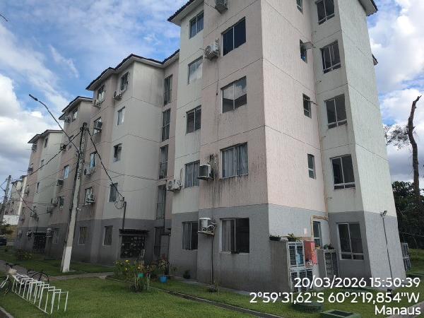 Vende-se em Manaus-AM  apto, 123.98 de área total, 41.46 de área privativa,  2_qto(s), a.serv, WC, 1_sala(s), cozinha.