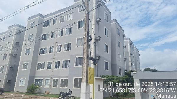 Vende-se em Manaus-AM  apto, 89.83 de área total, 41.69 de área privativa,  2_qto(s), a.serv, WC, 2_sala(s), cozinha, 1_vaga(s) de garagem.