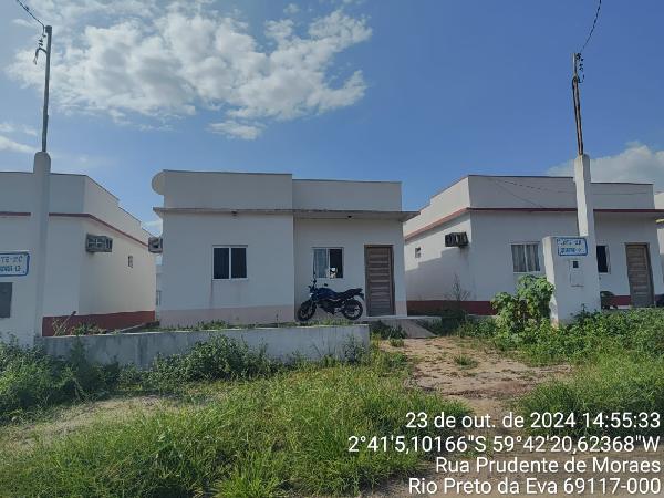 Vende-se em Rio Preto Da Eva-AM  Casa, 63.24 de área privativa, 153.00 de área do terreno,  2_qto(s), a.serv, WC, 1_sala(s), sacada, cozinha.
