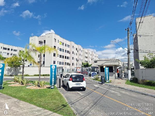 Vende-se em Manaus-AM  apto, 91.20 de área total, 41.57 de área privativa,  2_qto(s), a.serv, WC, 2_sala(s), cozinha.