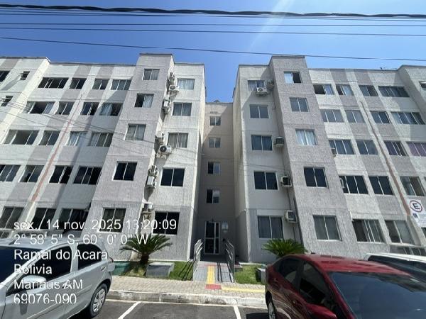 Vende-se em Manaus-AM  apto, 41.51 de área total, 41.51 de área privativa,  2_qto(s), a.serv, WC, 1_sala(s), cozinha.