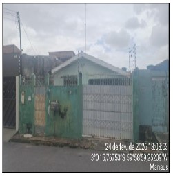 Vende-se em Manaus-AM  Casa, 36.03 de área privativa, 128.00 de área do terreno,  2_qto(s), WC, 1_sala(s), cozinha.