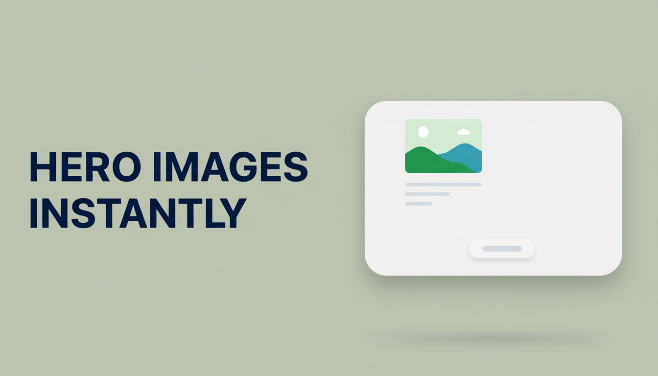 SaaS Hero style generated image