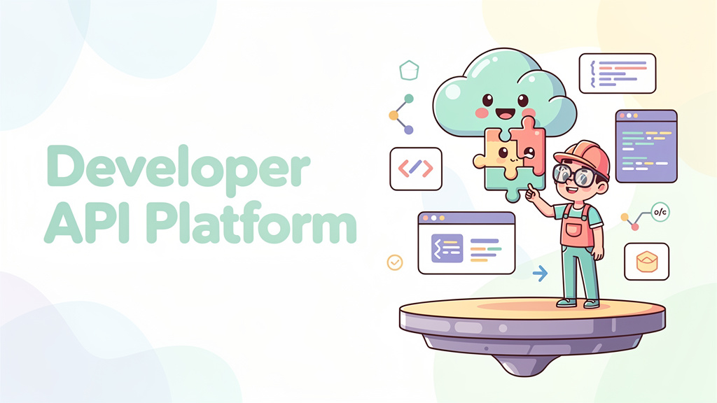 Cartoon style with Banner w/ Text