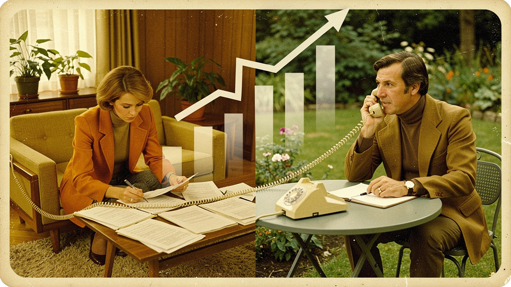 Retro style newsletter header images