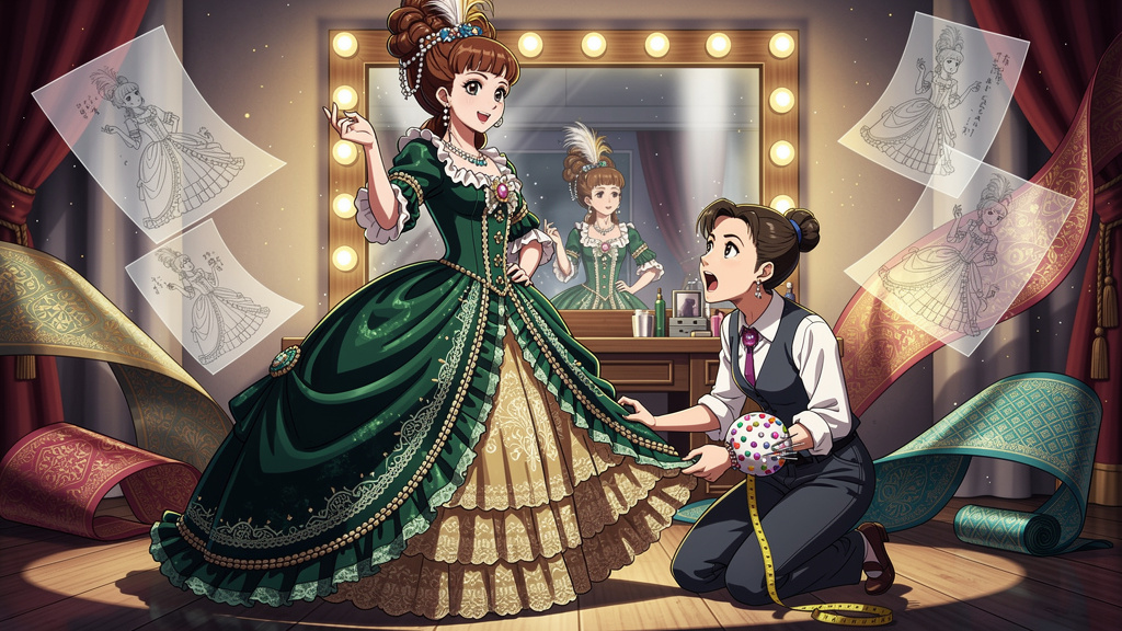 Anime style generated image