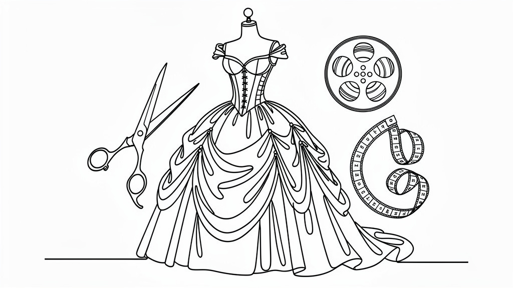 Line Art style newsletter header images