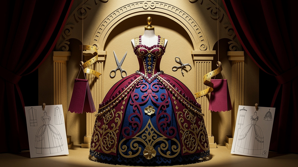 Paper Cut style generated image