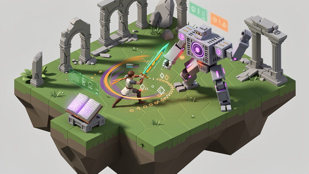 Isometric style newsletter header images