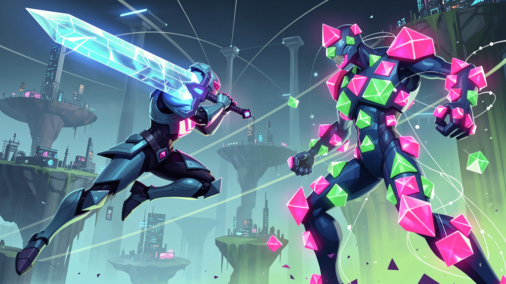 Neon Geo style generated image