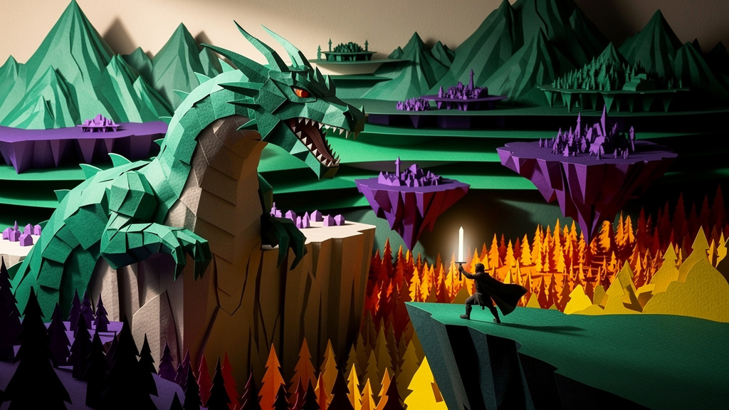 Paper Cut style newsletter header images