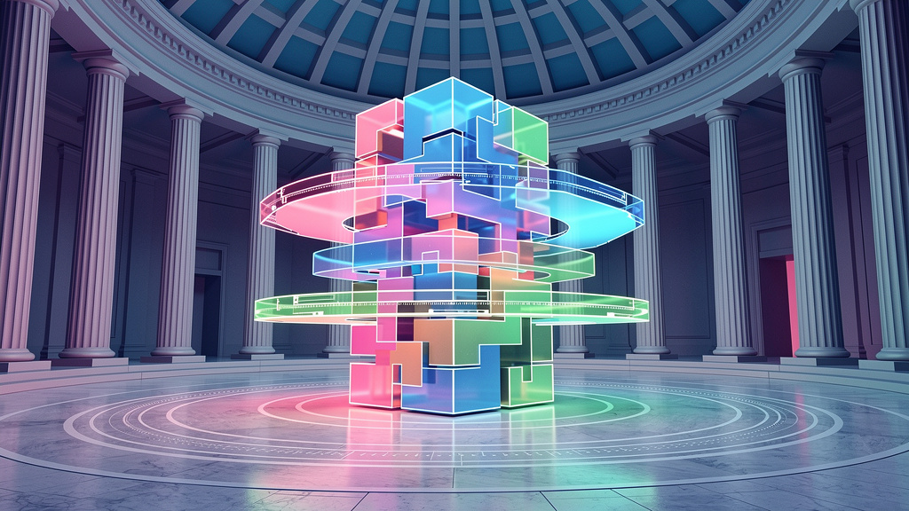 Neon Geo style newsletter header images