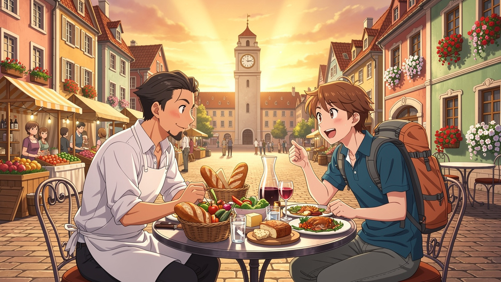 Anime style generated image