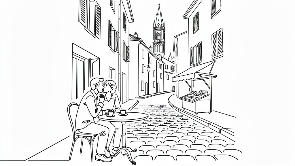 Line Art style generated image