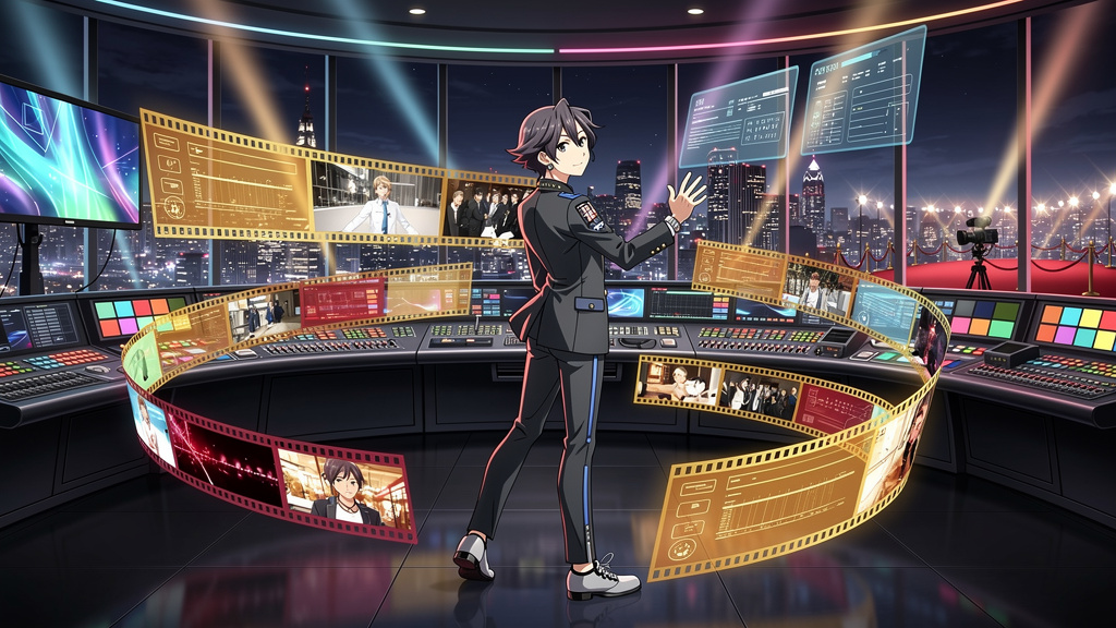 Anime style generated image